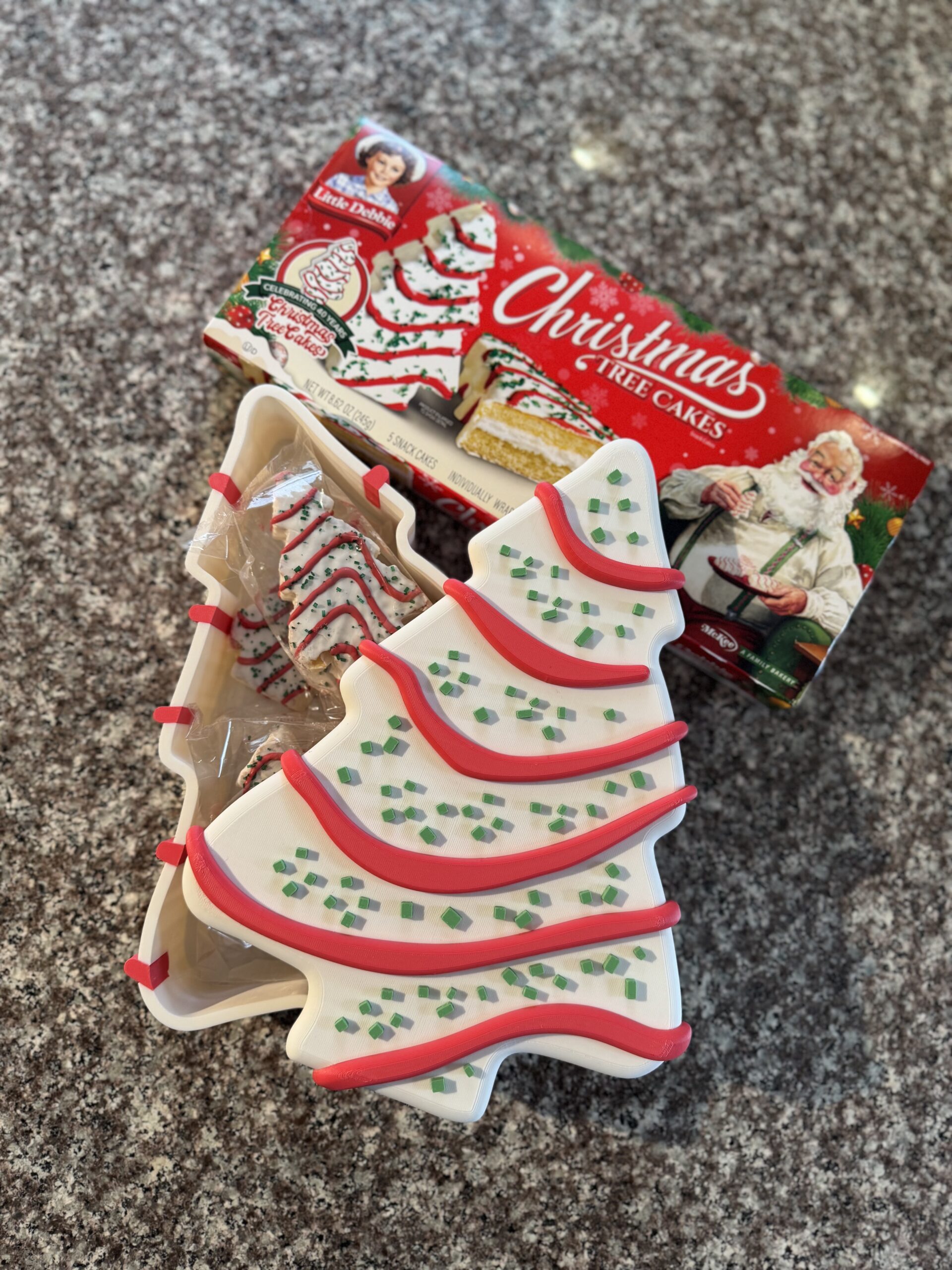 Christmas Tree Cake Box