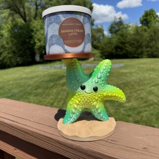 Starfish Candle Stand - Asst Colors