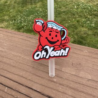 Kool-Aid Man OH YEAHHHH Straw Topper