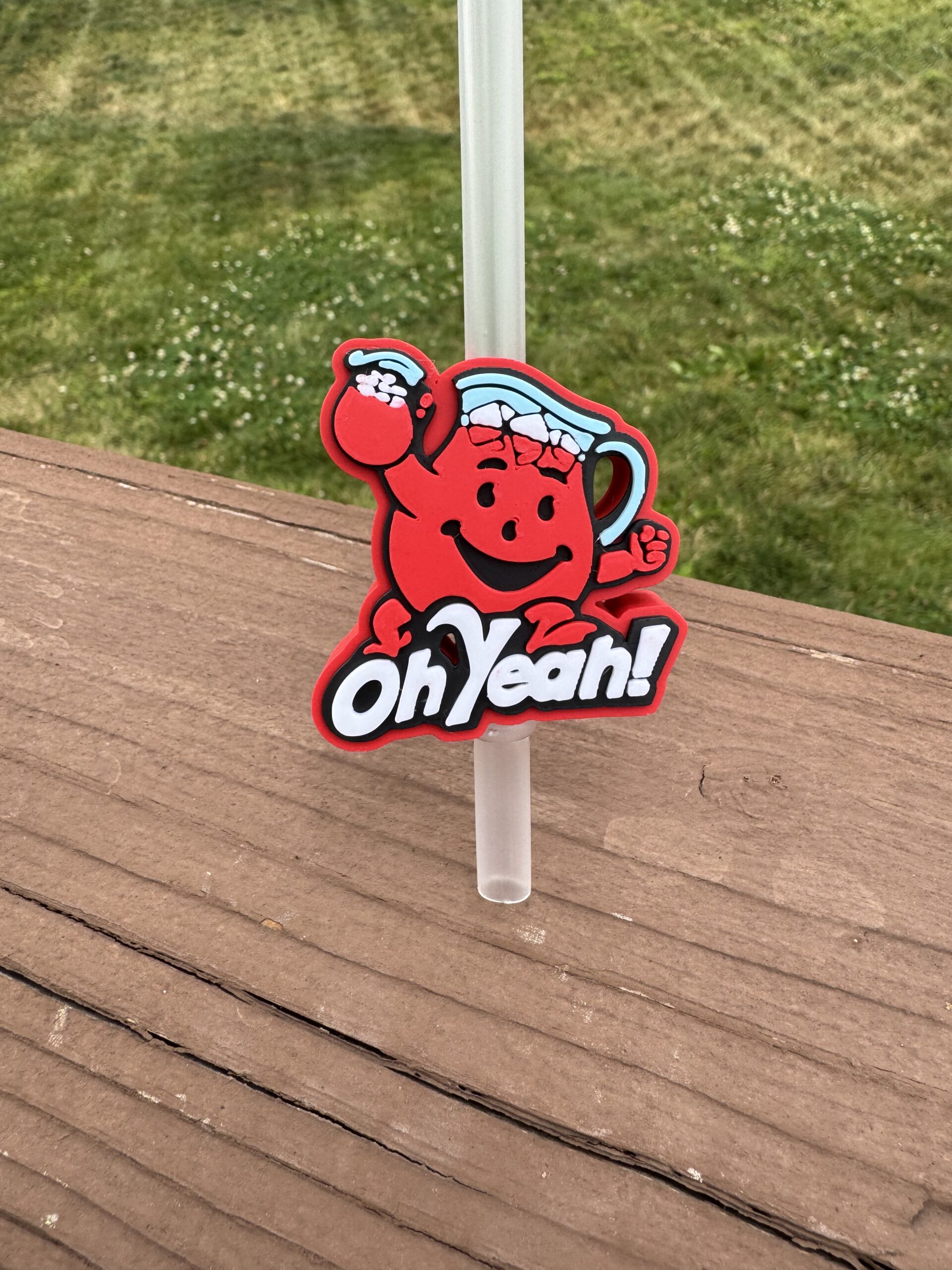 Kool-Aid Man OH YEAHHHH Straw Topper
