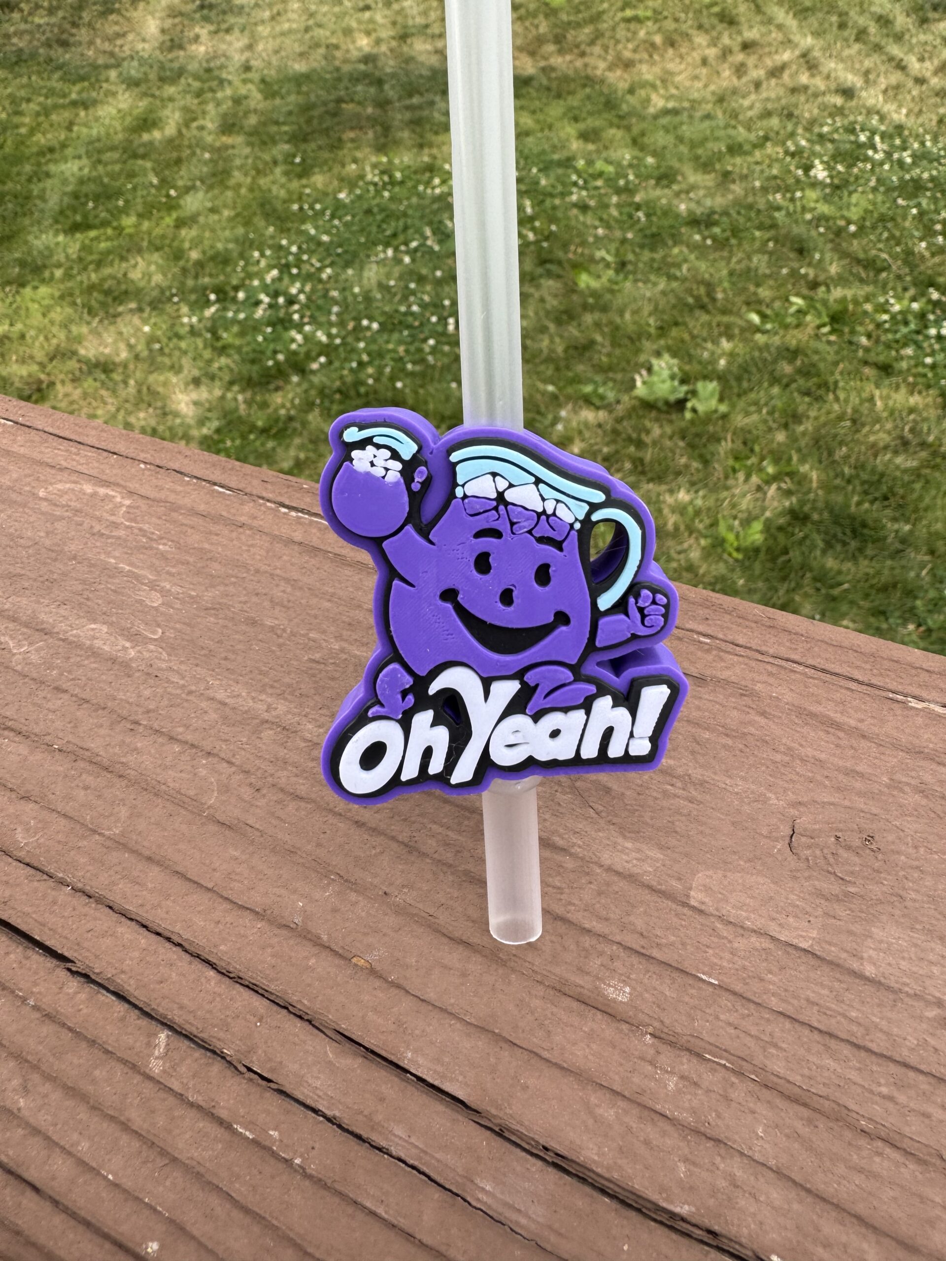 Kool-Aid Man OH YEAHHHH Straw Topper - Image 4