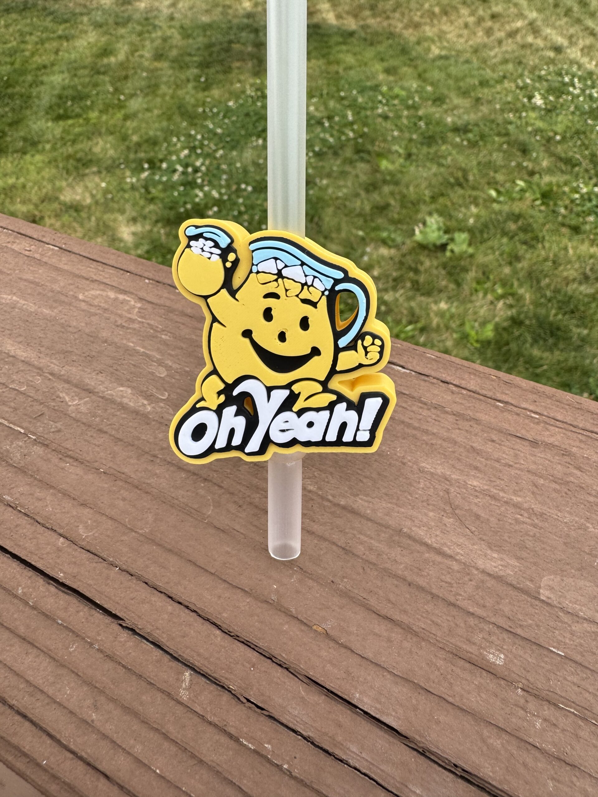 Kool-Aid Man OH YEAHHHH Straw Topper - Image 5