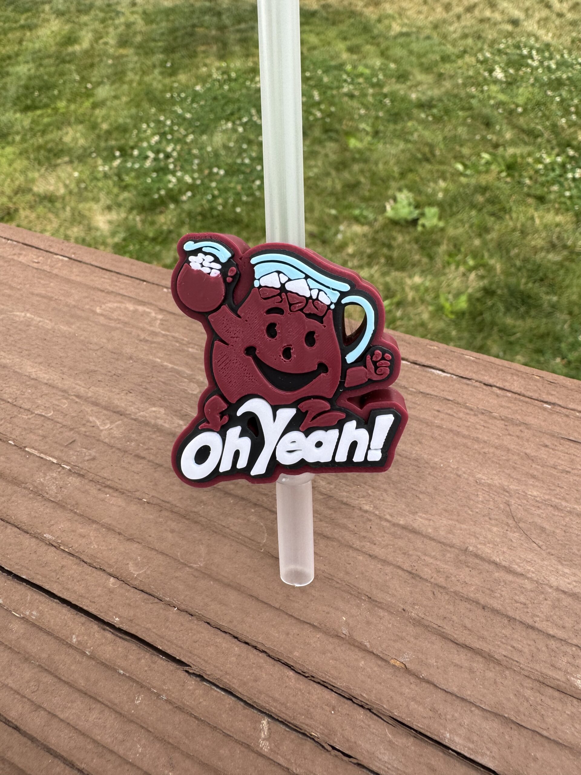 Kool-Aid Man OH YEAHHHH Straw Topper - Image 7