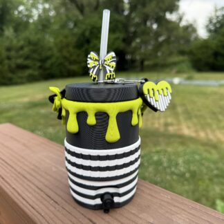Slime Dripped Stripped Can Cooler & Accessories