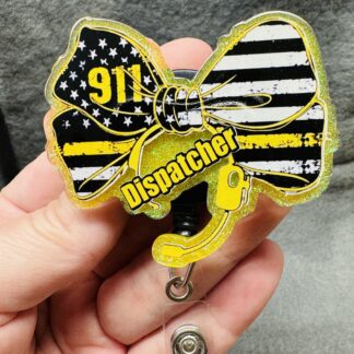 911 Dispatcher Badge Reel