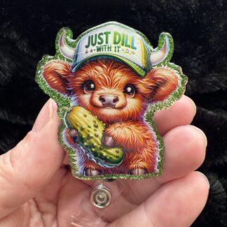 Pickle Theme Badge Reel - Assorted Designs
