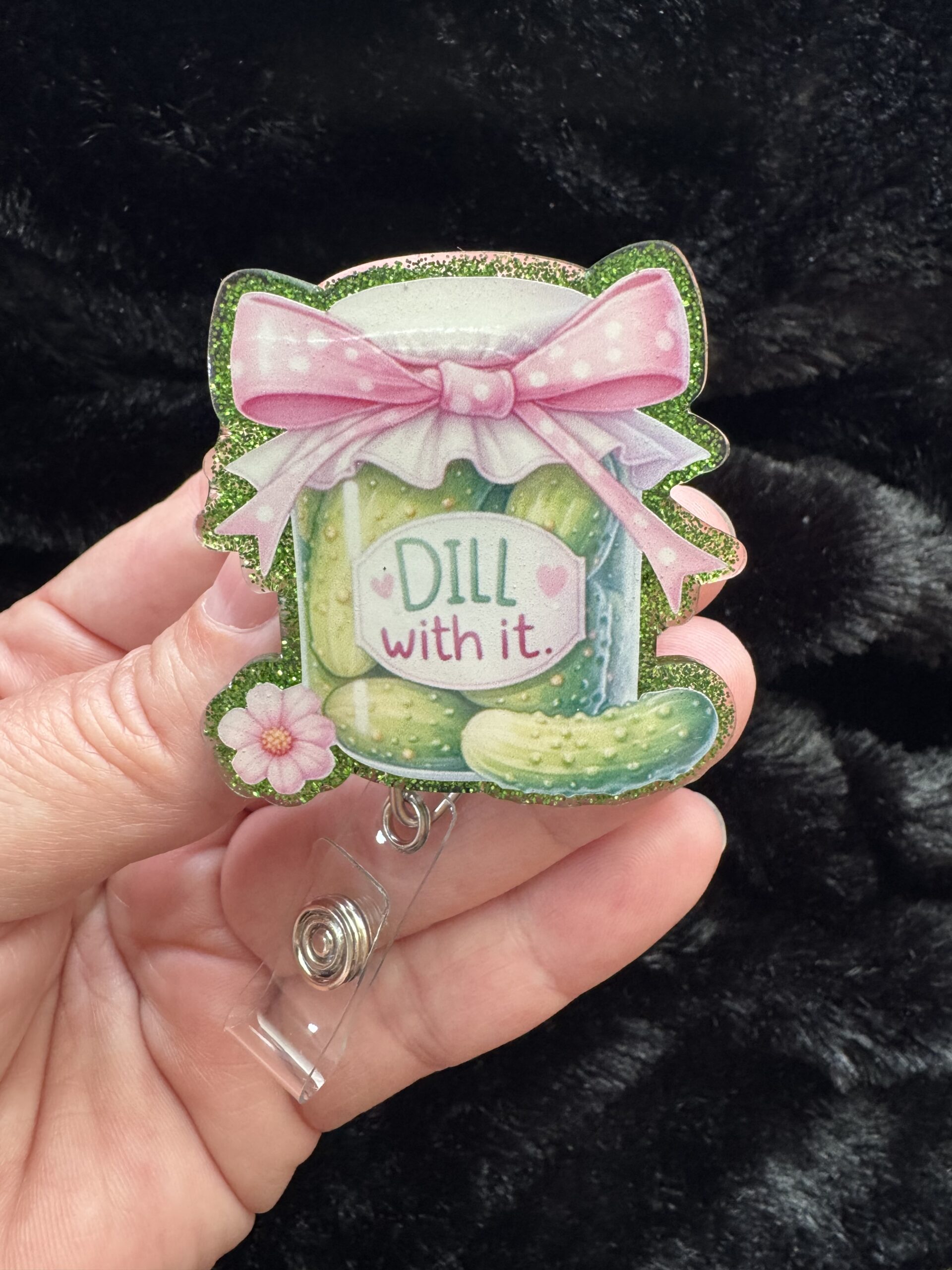 Pickle Theme Badge Reel - Assorted Designs - Image 2