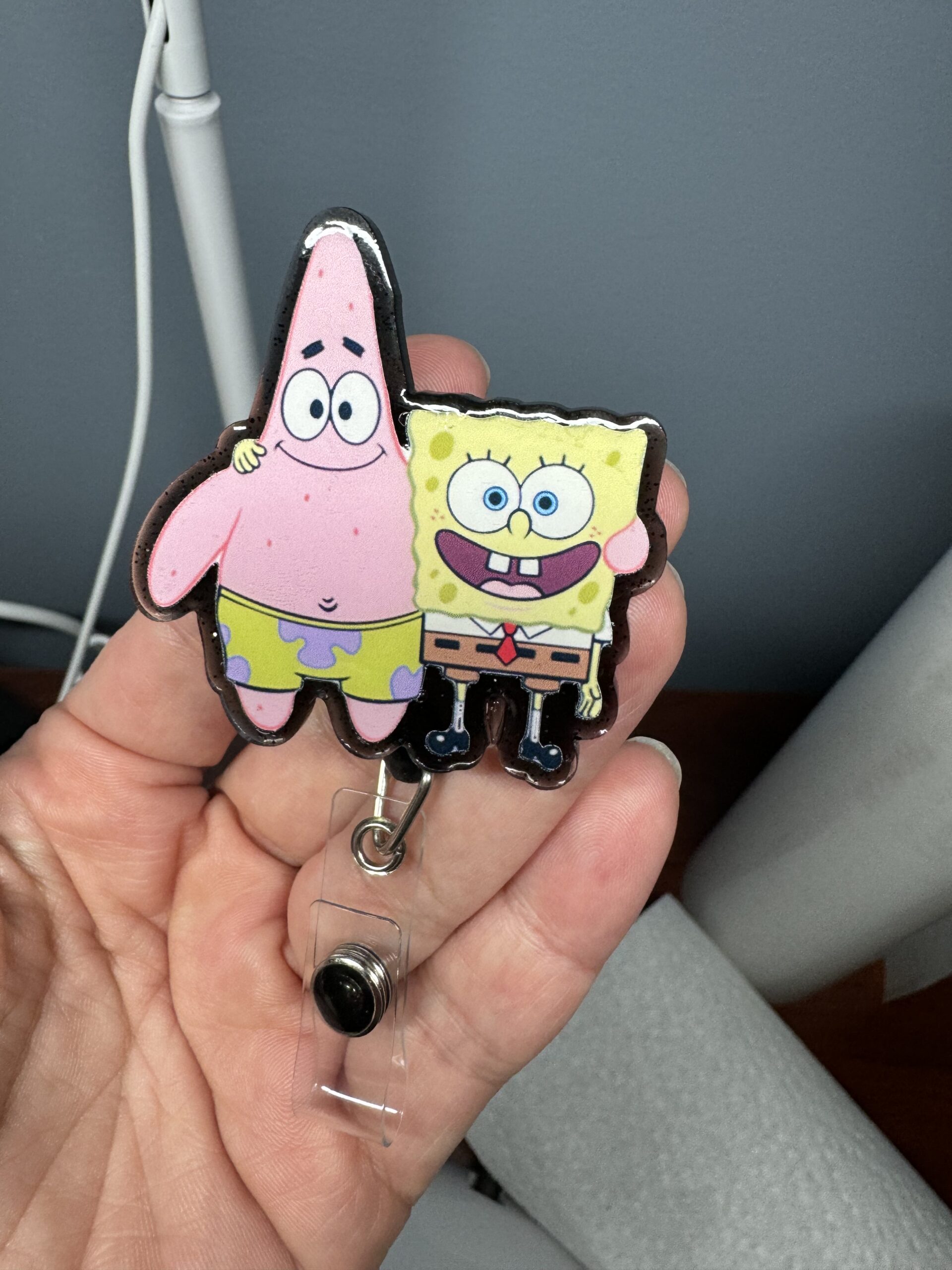 SpongeBob Badge Reels - Assorted Designs