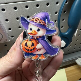 Goose Witch Badge Reel