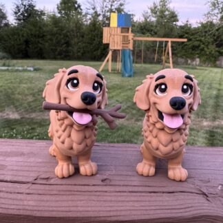 Golden Retriever Dog Figurine