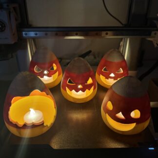 Candy Corn Jack O Lantern Tea Lights