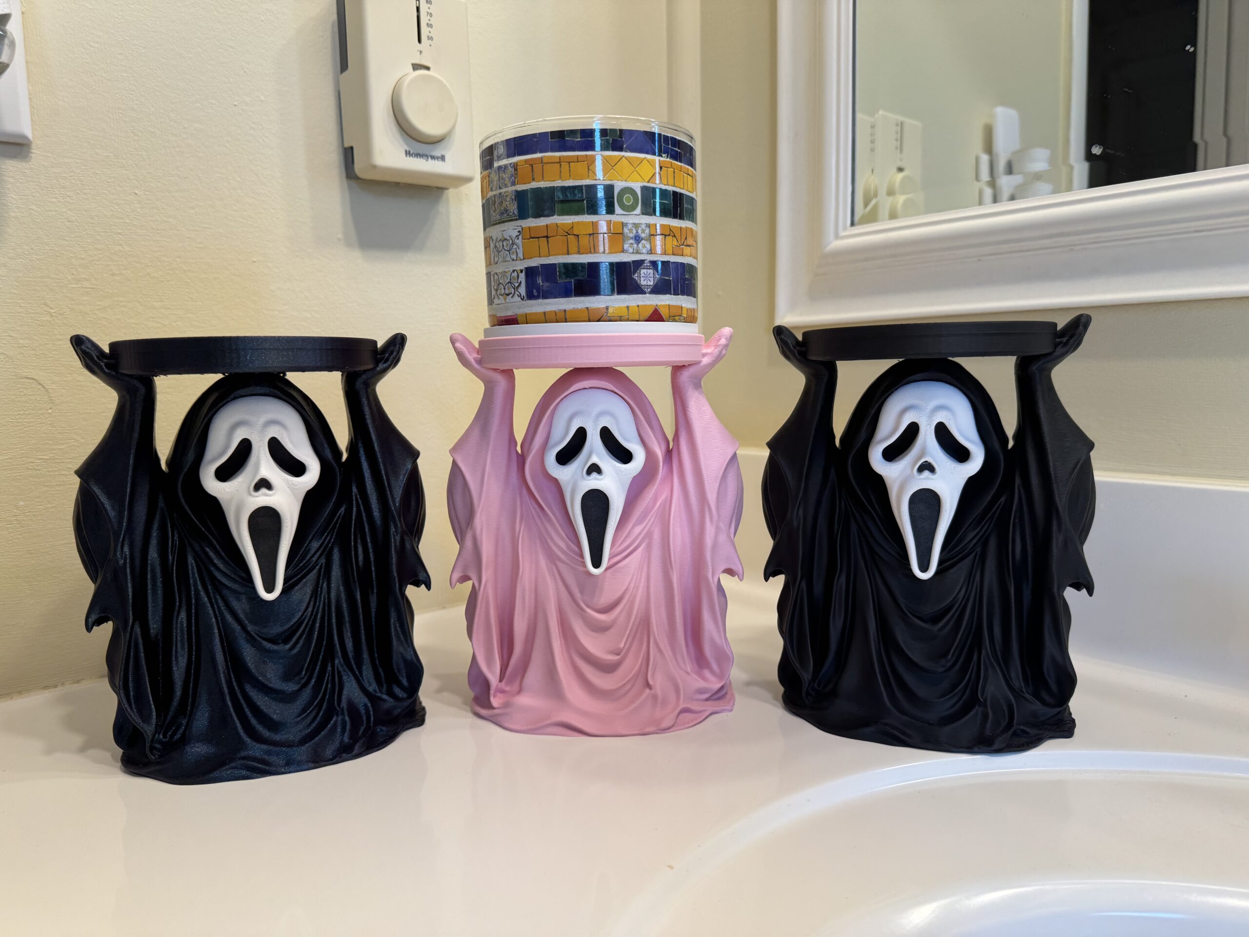 Ghostface Candle Stand - Asst Colors - Image 2