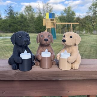 Bring the Warmth Home: Labrador Tealight Holder!