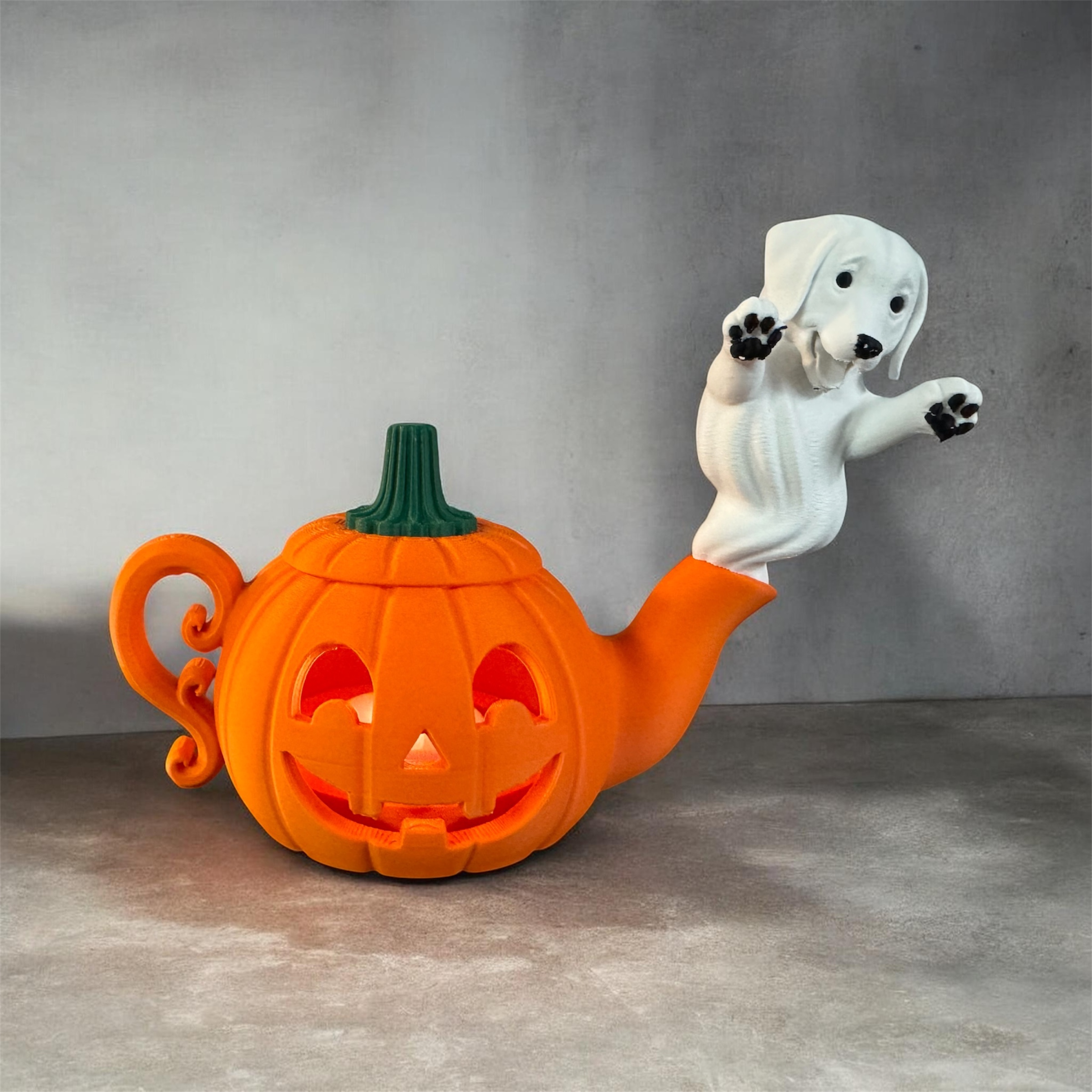 Assorted Animal Ghost Pumpkin Pot Tea Light Holders - Image 2
