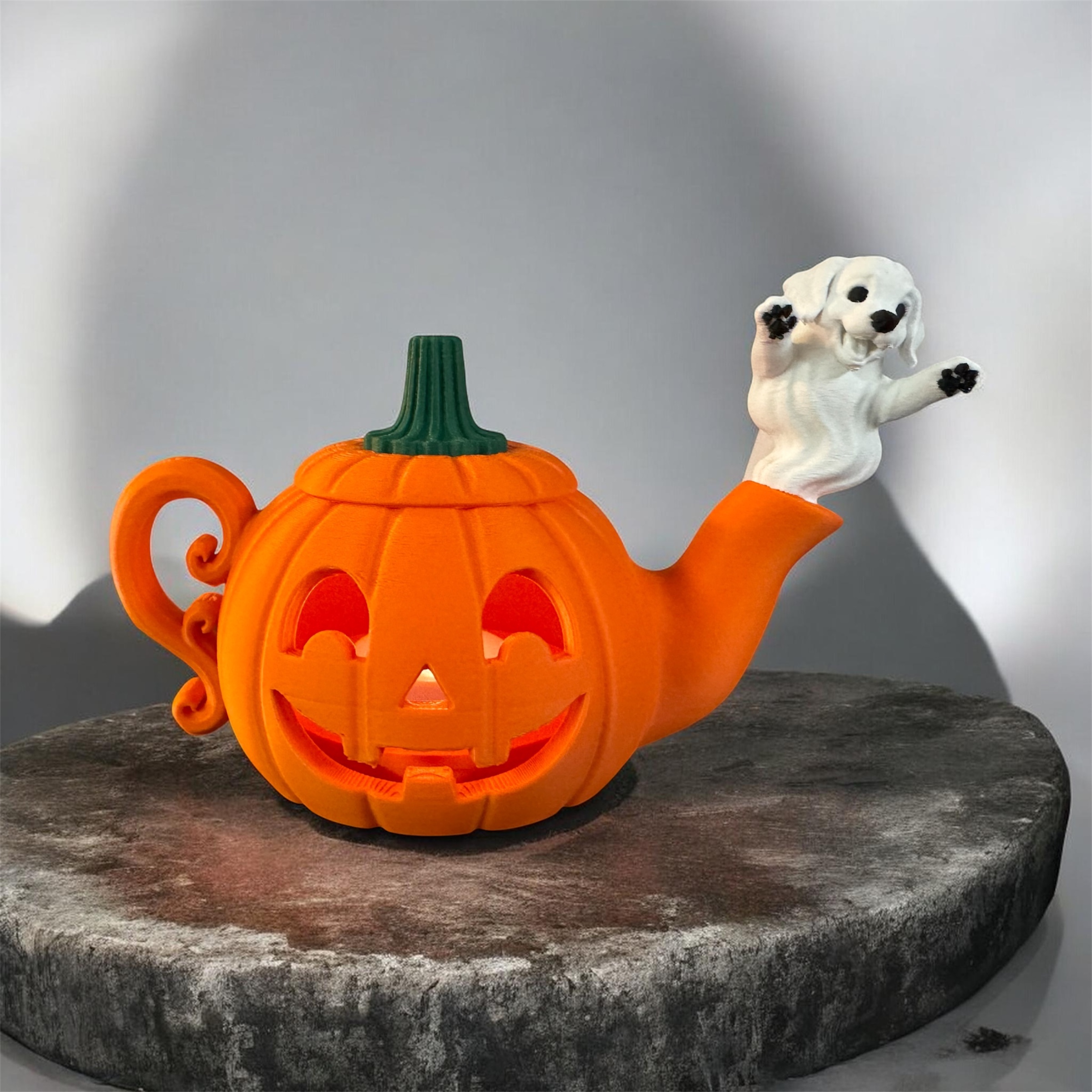 Assorted Animal Ghost Pumpkin Pot Tea Light Holders - Image 4