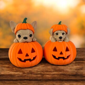 Assorted Animal Jack-o'-Lantern Tea Light Holders
