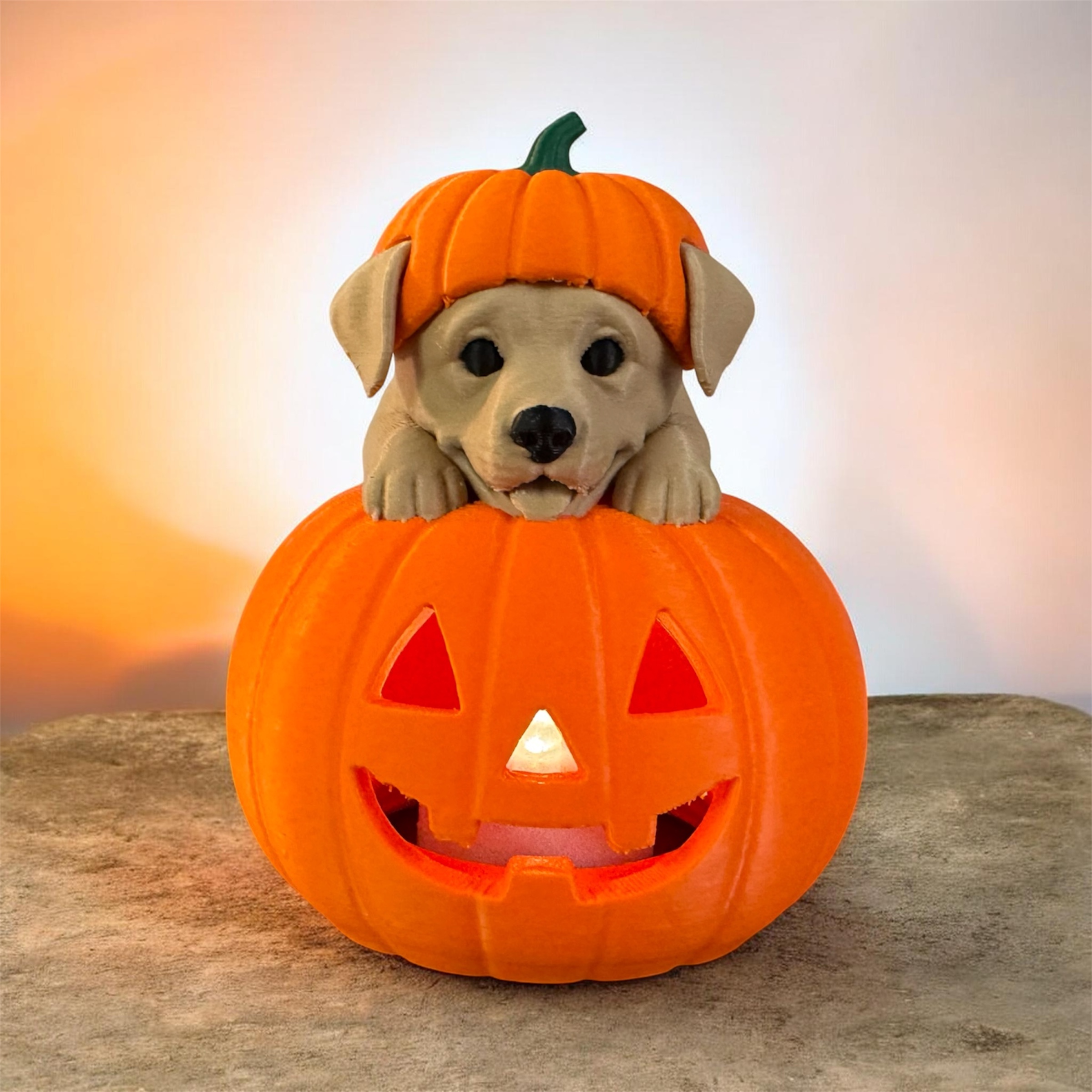 Assorted Animal Jack-o'-Lantern Tea Light Holders - Image 3