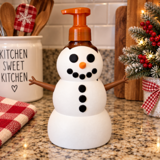 Snowman Foaming Soap Holder