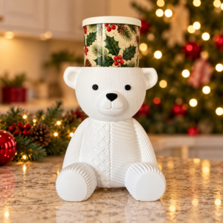 Cozy Up Your Countertop: The Cable-Knit Polar Bear