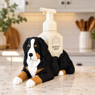 Bernese Mountain Dog Foaming Soap Holder