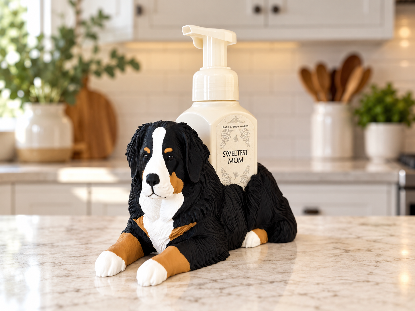 Bernese Mountain Dog Foaming Soap Holder