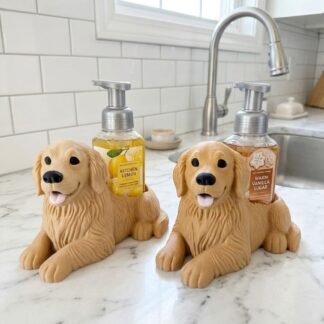 Dog Figure Soap Holder - Golden Retriever Edition