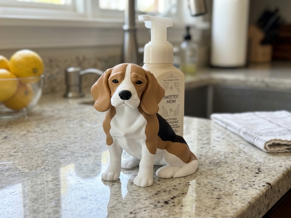 Unbeatable Sink Style: The Beagle Foaming Soap Holder!