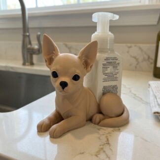 Big Personality for Your Sink: The Chihuahua Foaming Soap Holder!